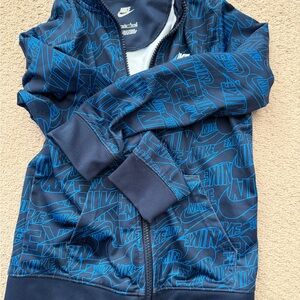 Nike Kids Blue Graphic Hoodie